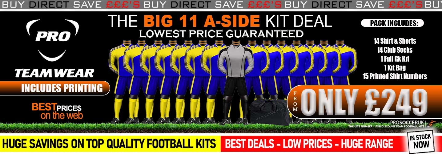 11 Aside Football Kits