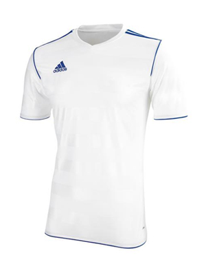 Adidas Tabela Clearance Football Shirt White/Royal - Sale