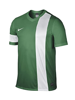 Nike Striker III Clearance Football Shirt Green/White SS (NI-04) - Teamwear Sale