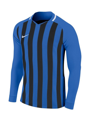 Nike Striped Division III Clearance Football Shirt Royal/Black NI-12 - Teamwear Sale