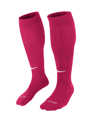 Nike Classic Clearance Football Socks Pink White NI-57