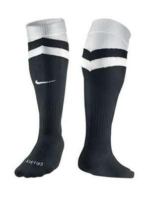 Nike Classic Clearance Football Socks Black White NI-64