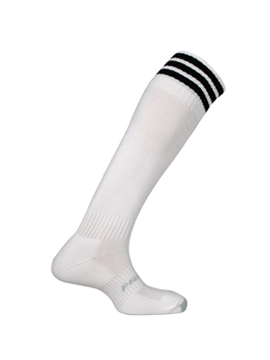 Prostar Mercury 3 Stripe Clearance Football Socks White/Black PRO-124b