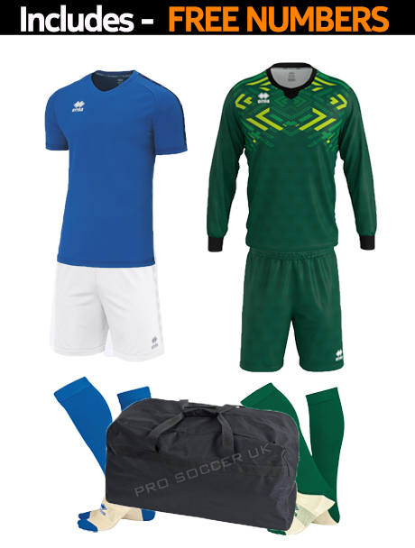 Errea Side Football Team Kit x10