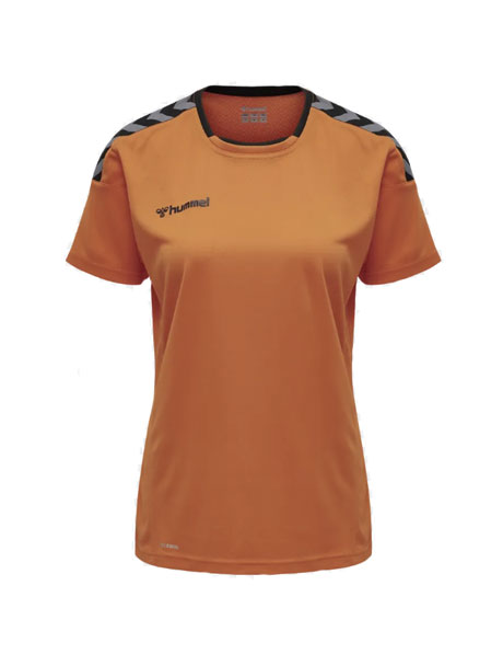 Hummel Authentic Clearance Poly Jersey SS Orange CL109