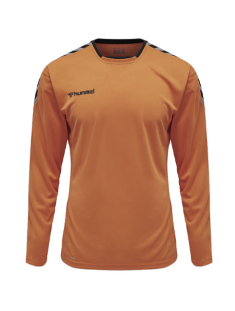 Hummel Authentic Clearance Poly Jersey LS Orange CL109