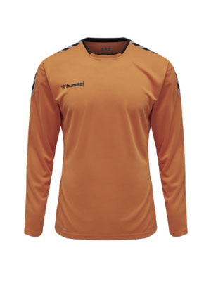 Hummel Authentic Clearance Poly Jersey LS Orange CL109