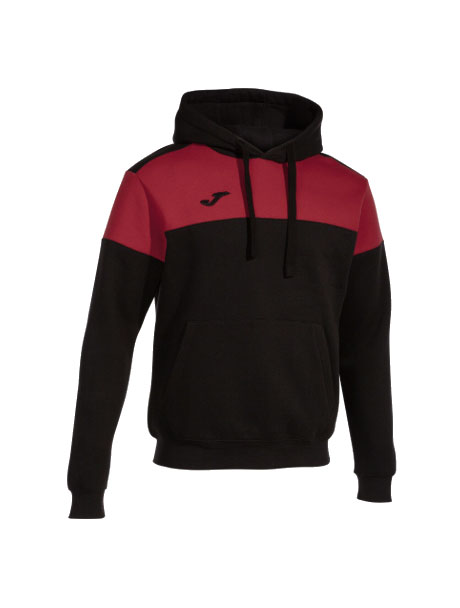 Joma Clearance Crew V Hoodie Black/Red CL125