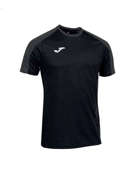 Joma Clearance Eco Championship SS Tee Black/Anthracite CL119