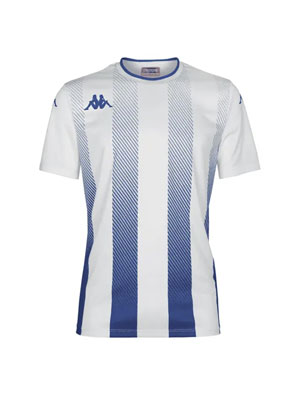 Kappa Bugo Clearance Jersey White/Blue Sapphire CL100