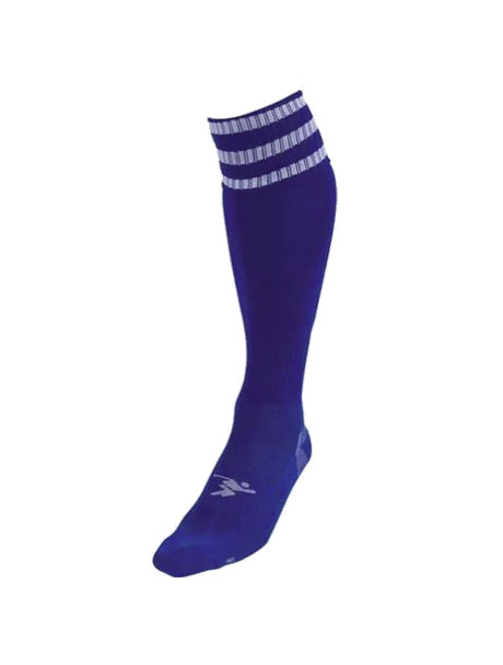 Precision Clearance Pro 3 Stripe Socks Royal/White