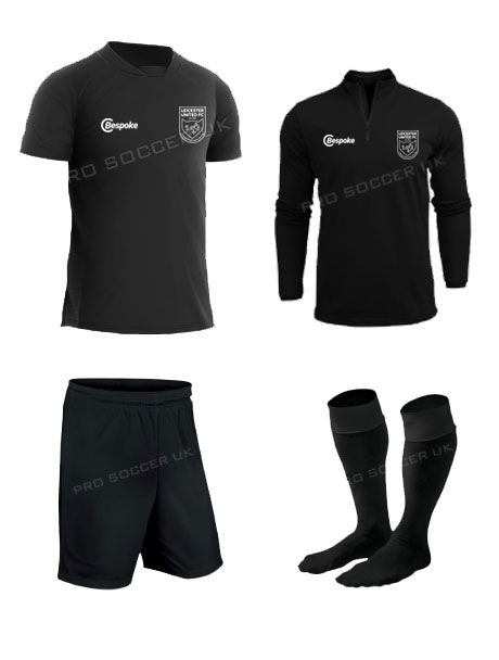 LUFC Coaches Training Kit Pack - Black