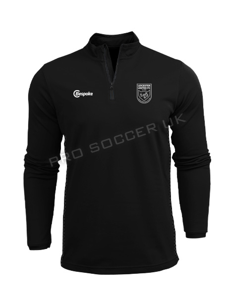 LUFC 1/4 Zip Mid-Layer - Black