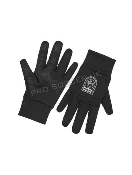 LUFC Football Gloves - Black