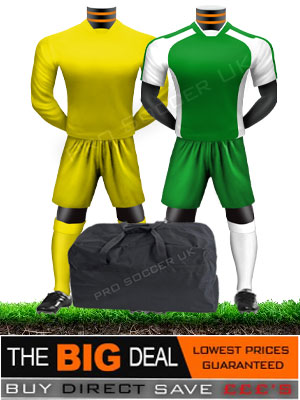 Legend 2 Short Sleeve Junior/School Football Kit Pack