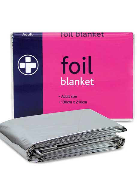 Emergency Foil Blanket 130 x 210cm (Pack of 6) KPM005