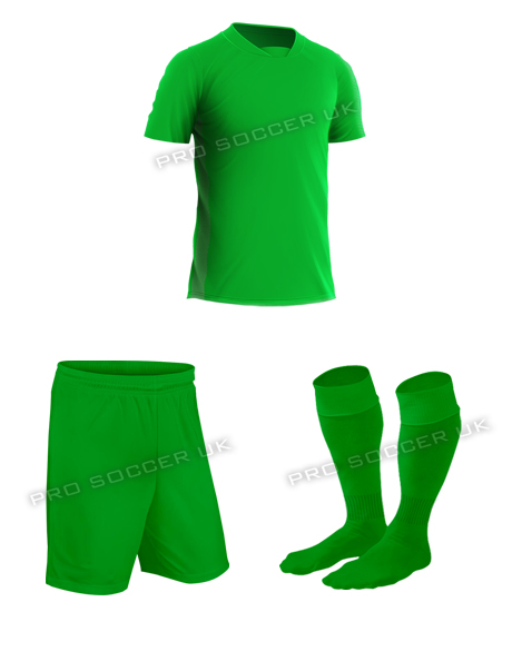 Academy Green Short Sleeve Football Kits